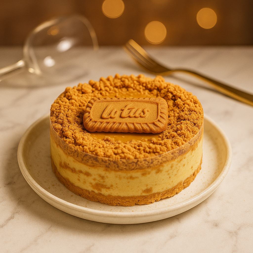 Lotus Biscoff Cold Cheesecake